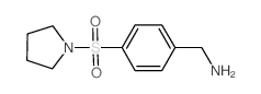 1-[4-(pyrrolidin-1-ylsulfonyl)phenyl]methanamine structure