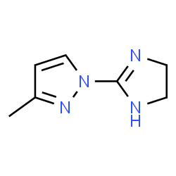 1H-Pyrazole,1-(4,5-dihydro-1H-imidazol-2-yl)-3-methyl-(9CI)结构式