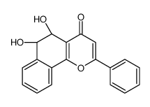 alpha-naphthoflavone-5,6-dihydrodiol structure