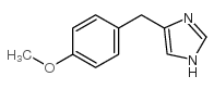 4-(4-methoxy-benzyl)-1h-imidazole Structure