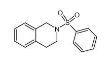 1,2,3,4-Tetrahydro-2-(phenylsulfonyl)isoquinoline结构式