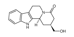(2S,12bS)-2-(hydroxymethyl)-2,3,6,7,12,12b-hexahydroindolo[2,3-a]quinolizin-4(1H)-one结构式