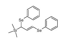 1,3-bis(phenylseleno)-3-(trimethylsilyl)-1-propene结构式