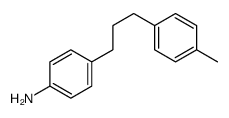 4-[3-(4-methylphenyl)propyl]aniline结构式