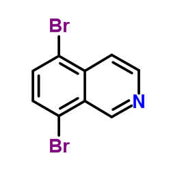 5,8-Dibromoisoquinoline Structure