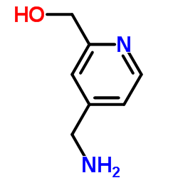 [4-(Aminomethyl)-2-pyridinyl]methanol结构式