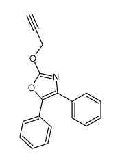 4,5-diphenyl-2-prop-2-ynoxy-1,3-oxazole Structure