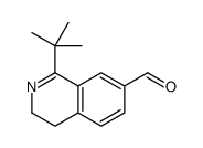 1-tert-butyl-3,4-dihydroisoquinoline-7-carbaldehyde结构式