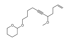 2-(7-methoxyundec-10-en-5-ynoxy)oxane结构式