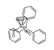CpRe(PPh3)(NO)(CMeO) Structure