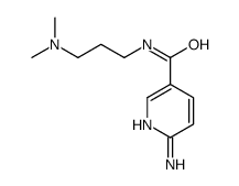 6-amino-N-[3-(dimethylamino)propyl]pyridine-3-carboxamide Structure