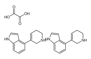 oxalic acid,4-(1,2,3,6-tetrahydropyridin-5-yl)-1H-indole结构式