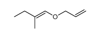 1-(allyloxy)-2-methylbut-1-ene Structure