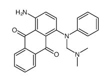 1-amino-4-[[(dimethylamino)methyl]anilino]anthraquinone结构式