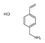 (4-ethenylphenyl)methanamine,hydrochloride structure