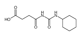 N-(cyclohexylcarbamoyl)succinamic acid Structure