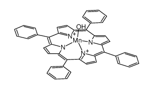manganese(III)OH tetraphenylporphyrin结构式