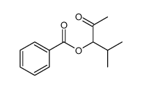 2-METHYL-4-OXOPENTAN-3-YL BENZOATE Structure