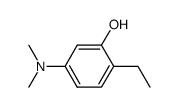 2-ethyl-5-dimethylamino-phenol结构式