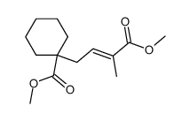 methyl (E)-1-(4-methoxy-3-methyl-4-oxobut-2-en-1-yl)cyclohexane-1-carboxylate Structure