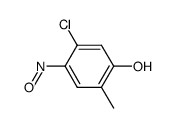 5-chloro-2-methyl-4-nitroso-phenol Structure