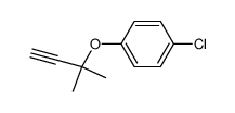 1-chloro-4-((2-methylbut-3-yn-2-yl)oxy)benzene结构式