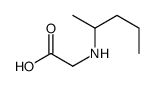 2-(pentan-2-ylamino)acetic acid Structure