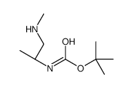 (S)-1-(甲基氨基)丙烷-2-氨基甲酸叔丁酯结构式