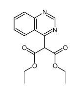 2-quinazolin-4-ylmalonic acid diethyl ester Structure