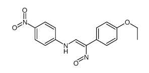 N-[2-(4-ethoxyphenyl)-2-nitrosoethenyl]-4-nitroaniline Structure