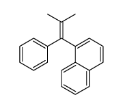 1-(2-methyl-1-phenylprop-1-enyl)naphthalene结构式