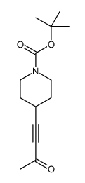 tert-butyl 4-(3-oxobut-1-ynyl)piperidine-1-carboxylate Structure