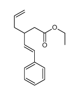 ethyl 3-(2-phenylethenyl)hex-5-enoate Structure