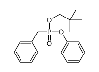 [2,2-dimethylpropoxy(phenoxy)phosphoryl]methylbenzene Structure