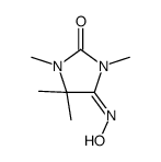 5-hydroxyimino-1,3,4,4-tetramethylimidazolidin-2-one Structure