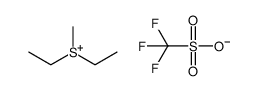 diethylmethylsulfonium trifluoromethanesulfonate Structure