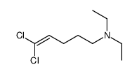 5,5-dichloro-N,N-diethylpent-4-en-1-amine结构式