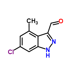 6-CHLORO-4-METHYL-3-(1H)INDAZOLE CARBOXALDEHYDE图片