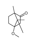4-methoxy-1,7,7-trimethylbicyclo[2.2.1]heptan-2-one Structure