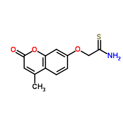 2-[(4-Methyl-2-oxo-2H-chromen-7-yl)oxy]ethanethioamide结构式