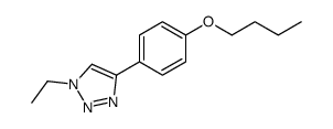 4-(4-butoxyphenyl)-1-ethyltriazole Structure