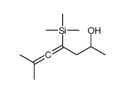 6-methyl-4-trimethylsilylhepta-4,5-dien-2-ol结构式