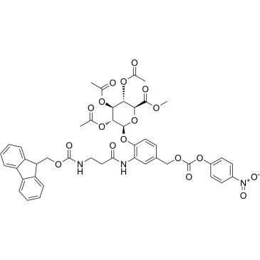 β-D-glucuronide-pNP-carbonate Structure