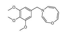 4-[(3,4,5-trimethoxyphenyl)methyl]-1,4-oxazocine Structure