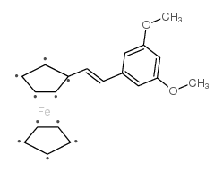 [(1E)-2-(3,5-Dimethoxyphenyl)ethenyl]-ferrocene Structure