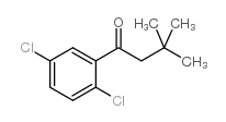 2',5'-DICHLORO-3,3-DIMETHYLBUTYROPHENONE结构式