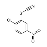 (2-chloro-5-nitrophenyl) thiocyanate Structure