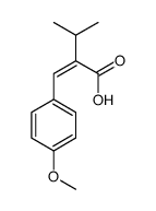 2-[(4-methoxyphenyl)methylidene]-3-methylbutanoic acid Structure