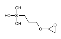 trihydroxy-[3-(oxiran-2-yloxy)propyl]silane Structure