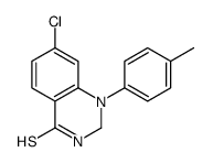 7-chloro-1-(4-methylphenyl)-2,3-dihydroquinazoline-4-thione结构式